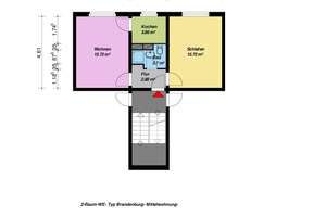 Ideale Singlewohnung in Randlage! – Tibujewstr. 41, 17036 Stadtgebiet Ost, Neubrandenburg – Vorschaubild 10
