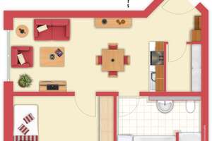 WOHNUNG 16: 2-Zimmer Wohnung mit Tageslichtbad – Die vollständige Adresse der Immobilie erhältst du vom Anbieter., 64807 Dieburg – Vorschaubild 10