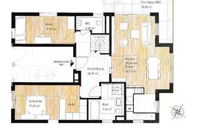 BUCHBERGER Immobilien „Provisionsfrei“ 4 Zimmer-Maisonette-Wohnung mit 2 Bäder, Terrasse und Garten – Die vollständige Adresse der Immobilie erhältst du vom Anbieter., 81827 Waldtrudering, München – Vorschaubild 20