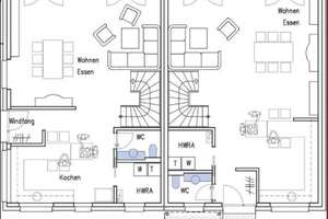 Neubau DHH mit Keller, A+, KfW 40, PV Anlage, Fußbodenheizung,  mit Grundstück zum Festpreis! – 40489 Wittlaer, Düsseldorf – Vorschaubild 2