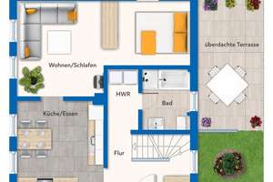 Charmantes 2-Zimmer-Haus mit Weitblick ins Grüne in  Hollern-Twielenfleth/Bassenfleth – Die vollständige Adresse der Immobilie erhältst du vom Anbieter., 21723 Hollern-Twielenfleth – Vorschaubild 11