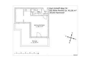 Ideal für Singles - helle 1,5 Zimmer-Wohnung in Hannover -Vahrenwald. – Karl-Imhoff-Weg 34, 30165 Vahrenwald, Hannover – Vorschaubild 13