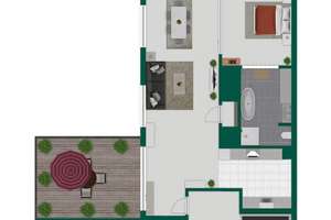 Ruhiges Hinterhaus | Luxus-Neubau mit 24 m² Süd-West-Terrasse | Tiefgarage – Greifswalder Str. 15, 10405 Prenzlauer Berg, Berlin – Vorschaubild 7