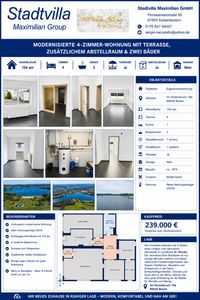 Moderne 4-Zimmer-Wohnung mit großer Terrasse 
