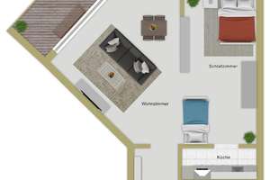 360° | Vermietete 1-Zimmer Wohnung mit Münsterblick in Ulm-Ost! – Die vollständige Adresse der Immobilie erhältst du vom Anbieter., 89073 Oststadt, Ulm – Vorschaubild 14