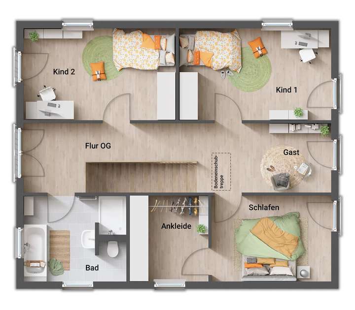 Grundrissvariante 5 OG