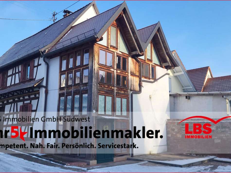 Rückansicht mit Terrasse