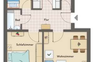 Lebendig wohnen in Nürnberg: 3-Zimmer-Wohnung mit Einbauküche in der Nornenstraße – Nornenstraße 4, 90461 Guntherstraße, Nürnberg – Vorschaubild 22