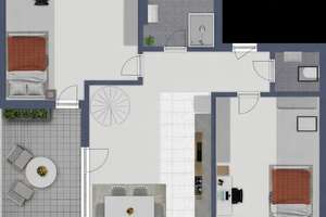 Geräumige und helle 5-Zimmer-Maisonette-Wohnung mit Balkon und Stellplatz – Die vollständige Adresse der Immobilie erhältst du vom Anbieter., 70599 Birkach-Süd, Stuttgart – Vorschaubild 29