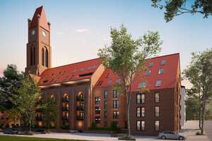 Wohnen mit Geschichte & Komfort: 3-Zimmer-Whg. mit 2 Balkonen in ehemaliger Kirche! – Arnoldstr. 47, 44793 Kruppwerke, Bochum – Vorschaubild 1