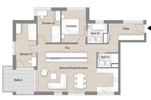 4-Zimmer-Wohnung | Urbanes Wohnen im charmanten Gablenberg – Teichstr. 16, 70186 Gablenberg, Stuttgart – Vorschaubild 5