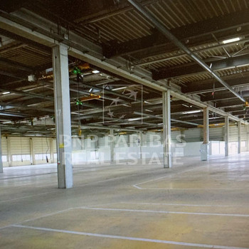 Hallenfläche mit Kranbahn und Rampe zu vermieten