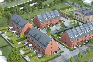 Neubau-Reihenhäuser in der Hans-Hackmack-Straße in Arsten