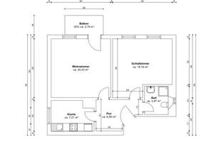 Renovierte 2-Zimmer-Wohnung mit Süd-Balkon – Die vollständige Adresse der Immobilie erhältst du vom Anbieter., 70372 Seelberg, Stuttgart – Vorschaubild 9
