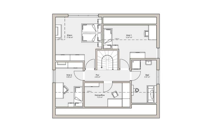Grundriss Dachgeschoss