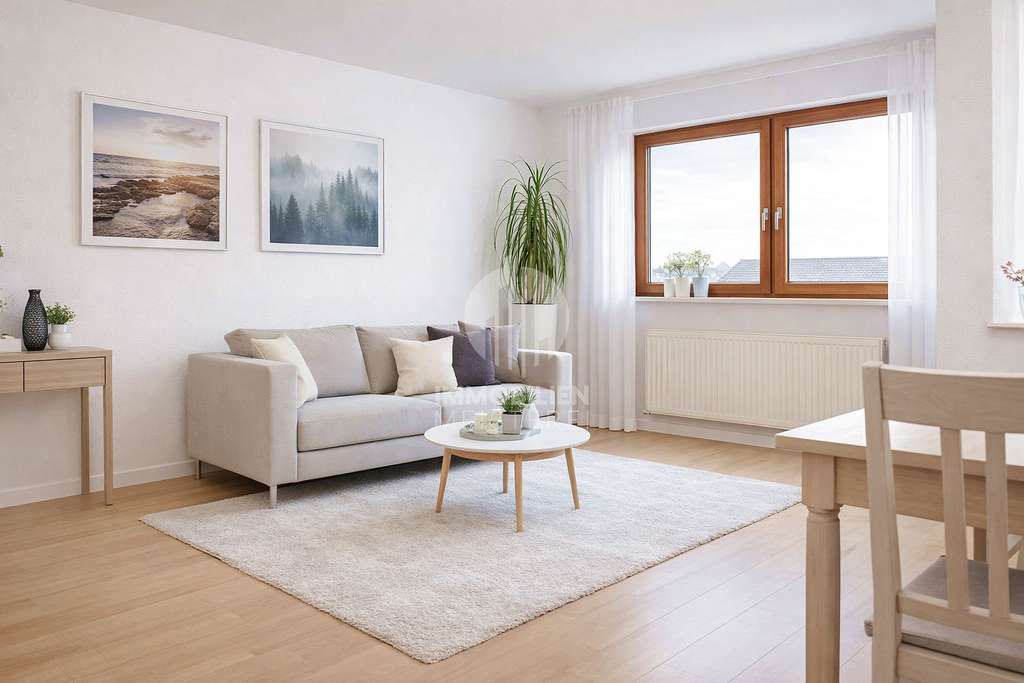 Immobilie in Bellenberg - Helle 3,5-Zimmer-Wohnung mit Balkon und Carport in Bellenberg - Bild 1