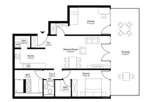 Stadtleben genießen: Attraktive 3-Zimmer-Wohnung mit großer Dachterrasse! – Die vollständige Adresse der Immobilie erhältst du vom Anbieter., 72764 Reutlingen-Mitte, Reutlingen – Vorschaubild 13