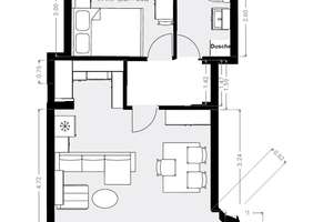 2-Zimmer-Wohnung mit  Balkon und Stellplatz – Die vollständige Adresse der Immobilie erhältst du vom Anbieter., 48153 Schützenhof, Münster – Vorschaubild 5