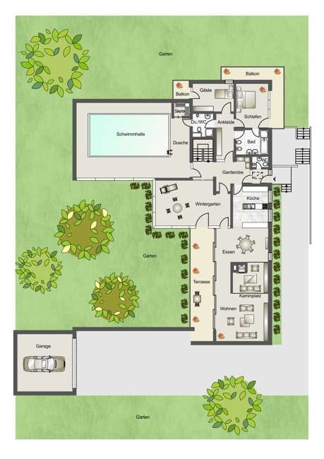 Grundriss Erdgeschoss