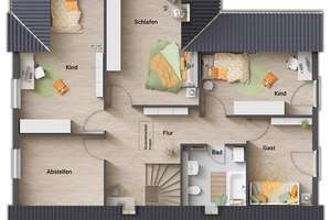 Ein tolles Zuhause für zwei Familien – einfach zweimalig – Die vollständige Adresse der Immobilie erhältst du vom Anbieter., 76359 Marxzell – Vorschaubild 8