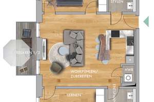 * Stylische 3 Zimmer * 2 Bäder * Parkett * Fußbodenheizung * EBK * TG * Erstbezug 10/26 – Straße der Nationen 82, 9111 Zentrum, Chemnitz – Vorschaubild 16