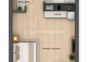 PERFEKTE CITYWOHNUNG: KOMPAKT, MÖBLIERT UND IN UNIVERSITÄTSNÄHE – Die vollständige Adresse der Immobilie erhältst du vom Anbieter., 40589 Wersten, Düsseldorf – Vorschaubild 9