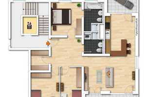 2 Bäder, 2 Balkone, Lift & TG: 4-Zi.-Familienwohnung in Striesen – Eibenstocker Straße 97b, 1277 Striesen-Ost, Dresden – Vorschaubild 2