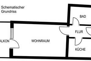 Expat friendly: 1-Zi.-Wohnung mit separater Küche in Schwabing – voll möbliert & All-Inclusive – Die vollständige Adresse der Immobilie erhältst du vom Anbieter., 80804 Am Luitpoldpark, München – Vorschaubild 13