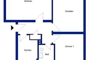 Ruhig gelegen – 3‑Zimmer‑Wohnung in der Teichbreite mit schöner Raumaufteilung – Die vollständige Adresse der Immobilie erhältst du vom Anbieter., 38448 Teichbreite, Wolfsburg – Vorschaubild 4