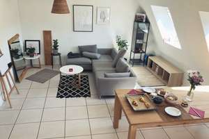 Vollmöblierte 3,5 Zimmer Maisonette in Neu-Ulm Stadtmitte (ab 01.07.) – Friedenstraße 32/1, 89231 Neu-Ulm – Vorschaubild 2