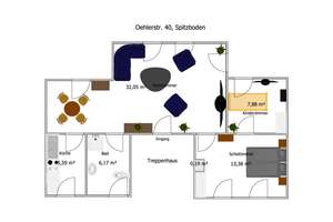 3-Raum-Wohnung in Halberstadt im Dachgeschoss – Oehlerstraße 40, 38820 Halberstadt – Vorschaubild 9