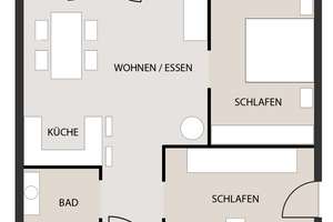 3 ZKB Bungalow auf dem Dach des Campus Heusenstamm – Jahnstraße 64, 63150 Heusenstamm – Vorschaubild 3