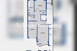 Tauschwohnung: Tausche günstige und sehr gut geschnittene Wohnung – Die vollständige Adresse der Immobilie erhältst du vom Anbieter., 22549 Osdorf, Hamburg – Vorschaubild 9