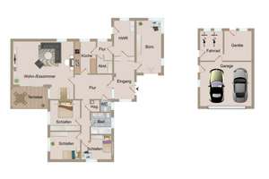 Komfortables Wohnen auf einer Ebene – Großzügiger Bungalow in Lohne – Die vollständige Adresse der Immobilie erhältst du vom Anbieter., 49393 Lohne (Oldenburg) – Vorschaubild 17