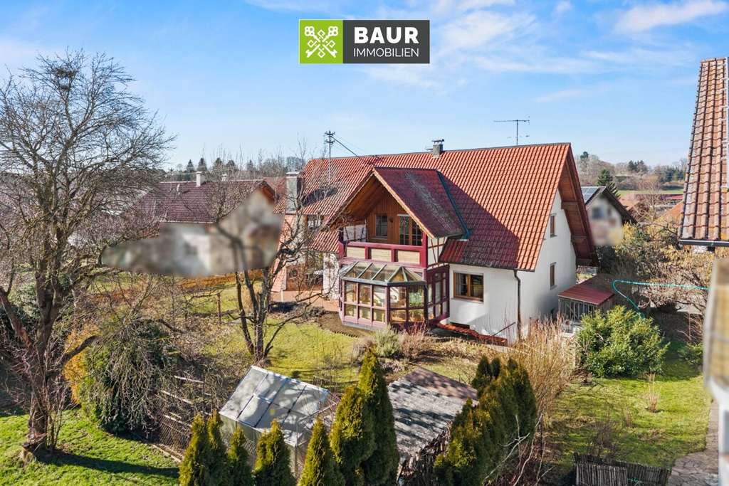 Immobilie in Rot an der Rot - 360° I Ein Zuhause mit Raum zur Entfaltung - Einfamilienhaus mit großem Garten in Rot an der Rot - Bild 1
