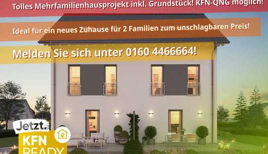 Bild von 🏗️🏡 2 Familien gesucht! 🚧💚 exklusives Doppelhaus über 2,5 Etagen inkl. GS sucht Bauwillige!  