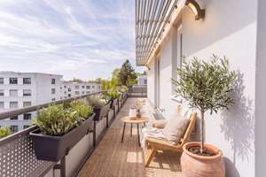 Lichterfüllte, optimal geschnittene 4-Zimmer-Dachterrassenwohnung mit perfekter Infrastruktur – Die vollständige Adresse der Immobilie erhältst du vom Anbieter., 81927 Johanneskirchen, München – Vorschaubild 2
