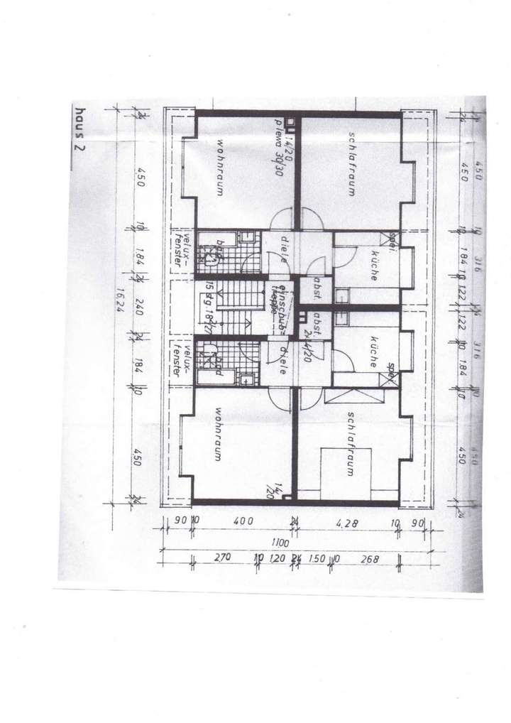 Grundriss Dachgeschoss