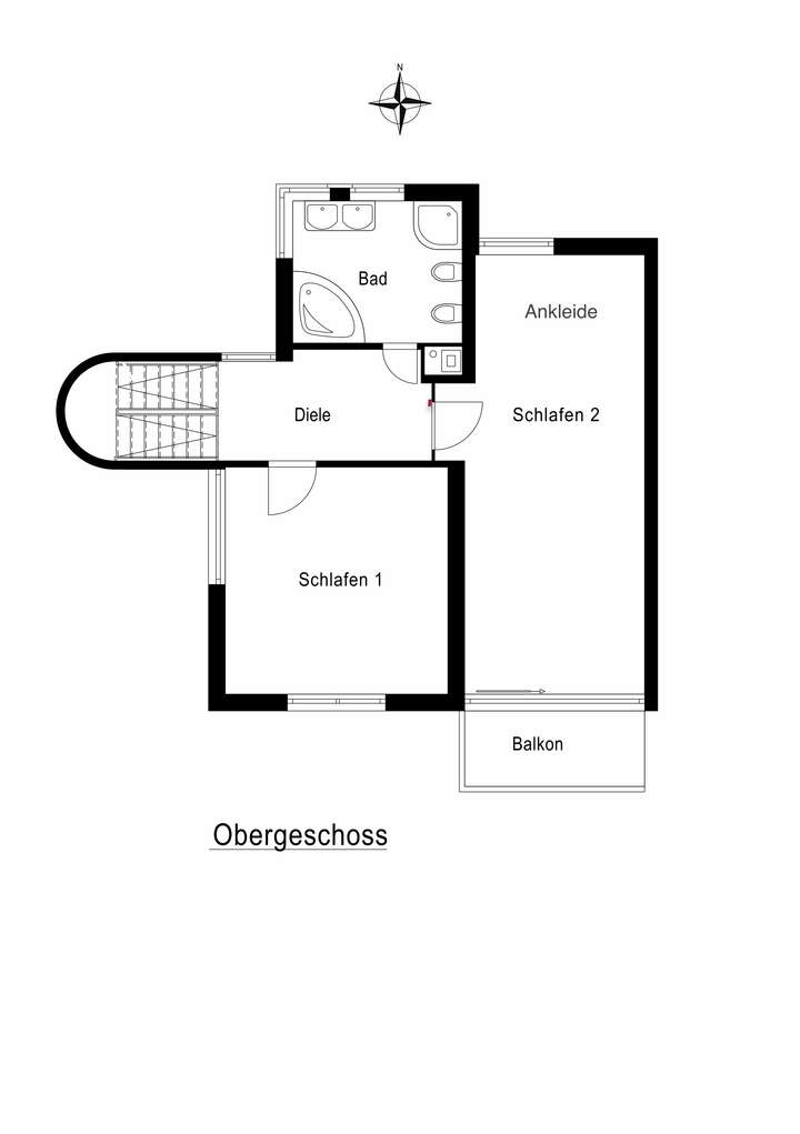 Grundriss Obergeschoss