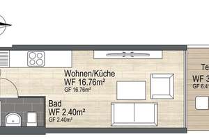 Maxvorstadt: Amalienstraße, Kleines Refugium mit Dachterrasse und Tiefgarage - frei ab 10/26 – Die vollständige Adresse der Immobilie erhältst du vom Anbieter., 80799 Universität, München – Vorschaubild 19
