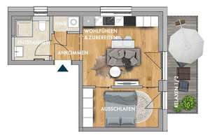 *** NEUBAU * 2 Zimmer * 06/26 * EBK * Stellplatz * Wärmepumpe * ECO 2.0 *** – Hohe Straße 48, 4416 Markkleeberg – Vorschaubild 11