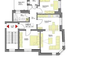 Energetisch kernsanierte Altbauwohnung inkl. Einbauküche – Die vollständige Adresse der Immobilie erhältst du vom Anbieter., 47809 Oppum, Krefeld – Vorschaubild 9