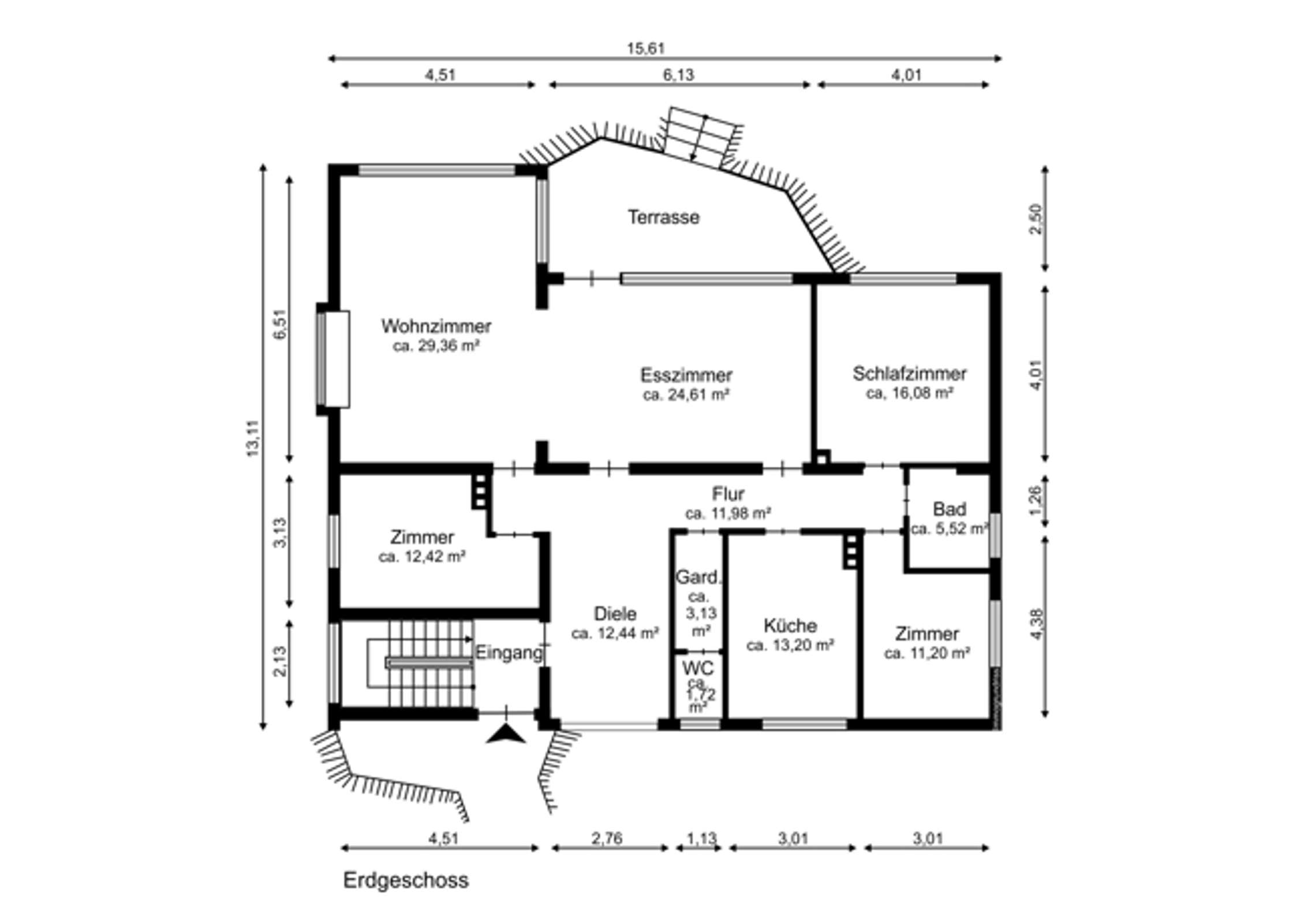 Repräsentatives Zweifamilienhaus mit großem Grundstück in begehrter Lage von Bovenden