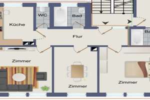 3-Zimmer-Wohnung in den Quadraten (WG-geeignet) – U5 18, 68199 Innenstadt/Jungbusch, Mannheim – Vorschaubild 9