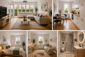 Frisch sanierte 3-Zimmer-Wohnung mit Balkon, neuer Einbauküche & Tiefgaragenstellplatz
