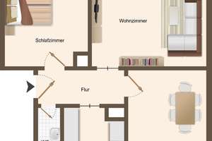 Gepflegtes 6-FH in ruhiger Lage, Nähe Zentrum Stuttgart-Bad Cannstatt - Solide Kapitalanlage ohne Üb – Die vollständige Adresse der Immobilie erhältst du vom Anbieter., 70372 Cannstatt-Mitte, Stuttgart – Vorschaubild 19
