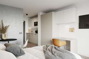 uniQ living // Neubau - Studentenapartment mit Loggia // Steuervorteil nutzen