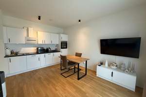 Mödernes möbliertes 1-Zimmer-Apartment mit Terrasse – Rosa-Kempf-Straße 19, 81248 Freiham, München – Vorschaubild 2