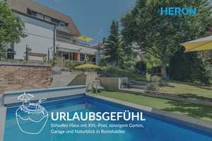 URLAUBSGEFÜHL – Stilvolles Haus mit XXL-Pool, sonnigem Garten, Garage und Naturblick in Remshalden – Rems-Murr-Kreis – Vorschaubild 1