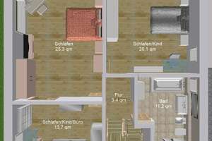 Neuwertige Stadtvilla Massiv großzügige Raumaufteilung Naturbaustoffe – Die vollständige Adresse der Immobilie erhältst du vom Anbieter., 83022 Ost, Rosenheim – Vorschaubild 23